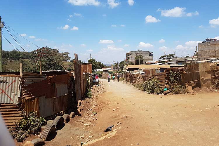Slums Ngong Kenia 1