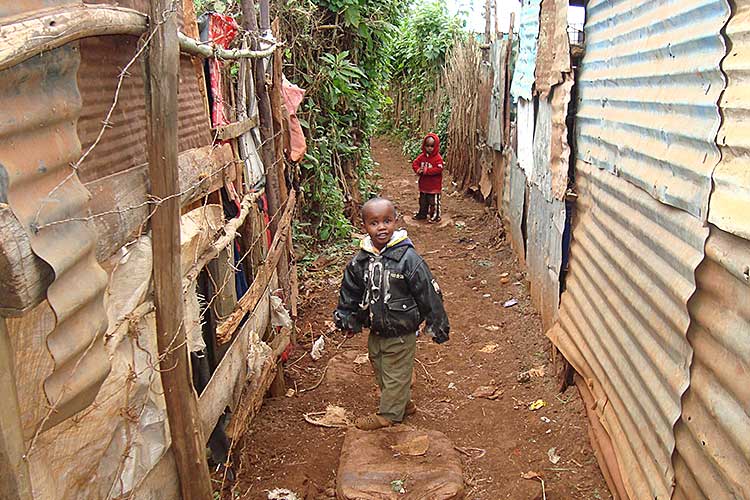 Slums Ngong Kenia 6